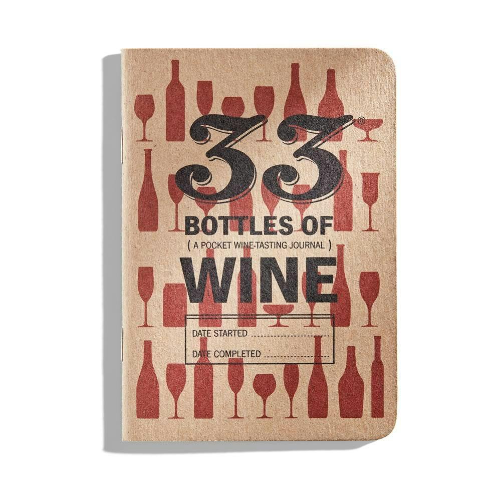 33 Books Journal Bottles of Wine